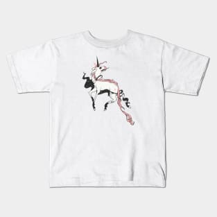 Creepy Unicorn Art Kids T-Shirt